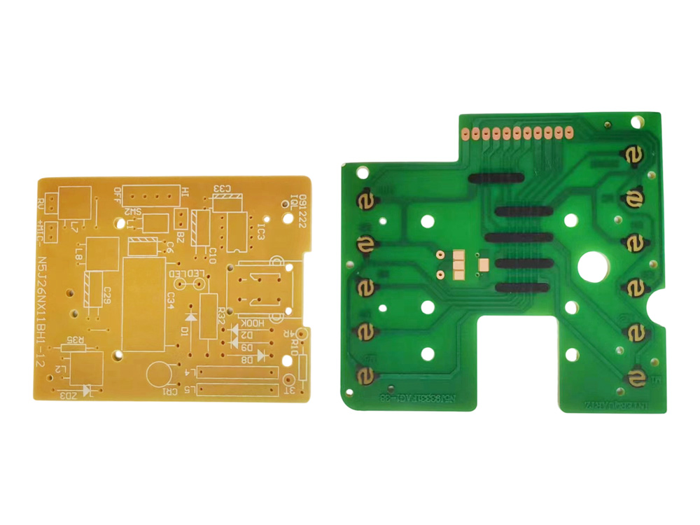 Single-side PCB：FR4-1.6mm-1oz-OSP+Carbon